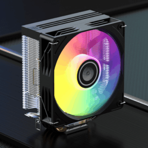 S50 (Black) RGB Tower CPU Cooler with 120mm Fan – 4 Heatpipes
